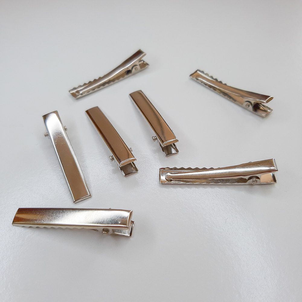 Presilha Bico de Pato- Base Reta 4,0cm  -25 unid