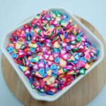 Aplique Fimo Confete Coração Love 15gr