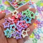 Miçanga Infantil Pingente Estrela Vazado -20 Unidade