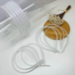 Tiara Plástica Inquebrável Silicone Lisa 10mm - Imagem 2