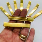 Bico de Pato presilha jacare Curvado C/2 garra 6,0cm - Imagem 3