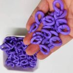 Miçanga Elo Torcido Corrente cores 18x14mm -50gr - Imagem 7