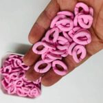 Miçanga Elo Torcido Corrente cores 18x14mm -50gr - Imagem 9