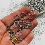 Argolinha Elo para Bijuterias Ferro 8mm -100Pç - Imagem 2