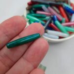 10 Fecho Canudo para Pulseira Piscina Mangueira 6mm Colorido - Imagem 2