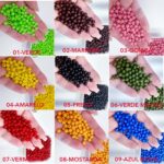 Miçanga Bola Conta De Plastica 6mm- 25gramas - Imagem 2
