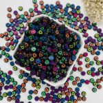 Coração Miçanga Entremeio Oval 6x6mm - Imagem 2