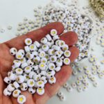 Entremeio Miçanga Estrela Oval 6x6mm