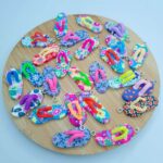 1 Pingente  Fimo Chinelo PVC para Biju 12X30mm - Imagem 2