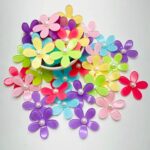 2 Aplique para Laços Flor Margarida c/ pérola em acrílico - Imagem 2