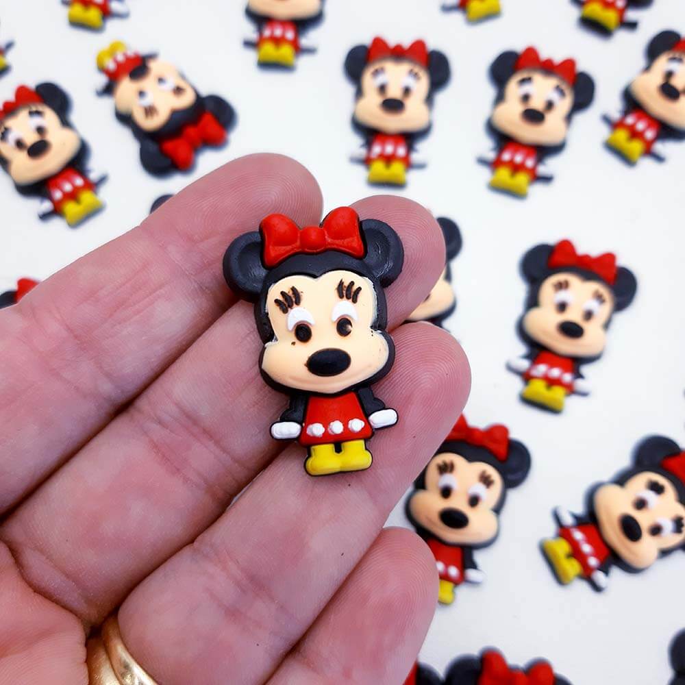 aplique mickei mouse4 2 Aplique para Laços mickey Mouse- 2.22x3.33 cm - Imagem 1
