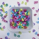 Miçanga Entremeio Canequinha Colorido p/ pulseiras 12X8MM - Imagem 2