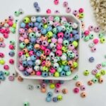 Entremeio Miçanga Emoji Carinhas 8mm - Imagem 2