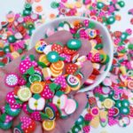 Miçanga Emborrachado Fimo Frutinhas -50grs