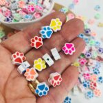 Miçanga Emborrachado Entremeio Fimo Patinha 10mm