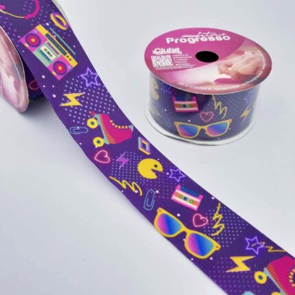 Fita Estampada Emoji Progresso nº9-38mm
