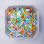 Lantejoula Coração Paetê com furo 6x6mm - Imagem 3
