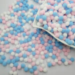 Pompom Mini Candy 1cm- 100 unidade - Imagem 2