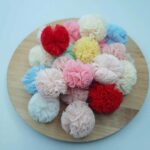 Pompom Telinha Tule Malha 2,5cm -25unid. - Imagem 2