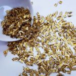 Terminal para Bijuterias dourado 8x5mm - Imagem 2