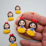 Personagem Princesa Branca de Neve Biscuit -Unid