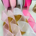 Fita Organza Sanding Pespontada 38mm - 3 metros - Imagem 2