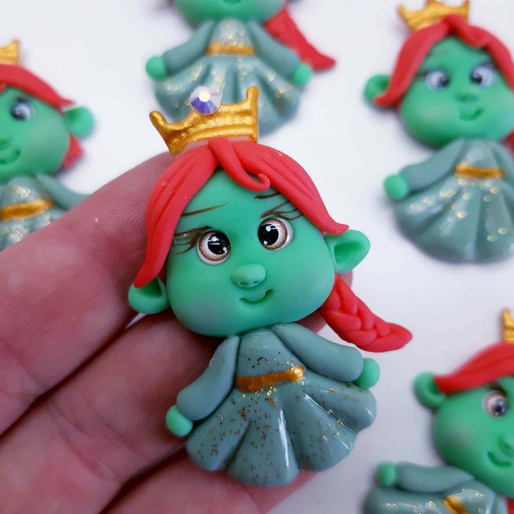boneca fiona biscuit Personagem Princesa Fiona Biscuit -Unid - Imagem 1