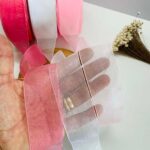 Fita Organza Voal Sanding 38mm - 5 metros - Imagem 2