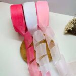 Fita Organza Voal Sanding 38mm - 5 metros - Imagem 3