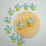 Aplique Galinha Pintadinha Biscuit -Unid - Imagem 2