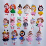 Aplique Bonecas Personagens Biscuit -Unid - Imagem 2