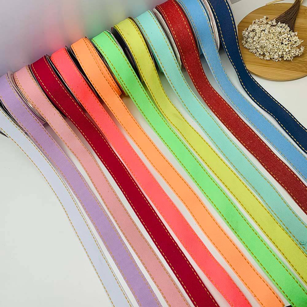 paleta fita sinimbu pesponto 22mm2 Fita Pespontada Jeans Sinimbu 22mm