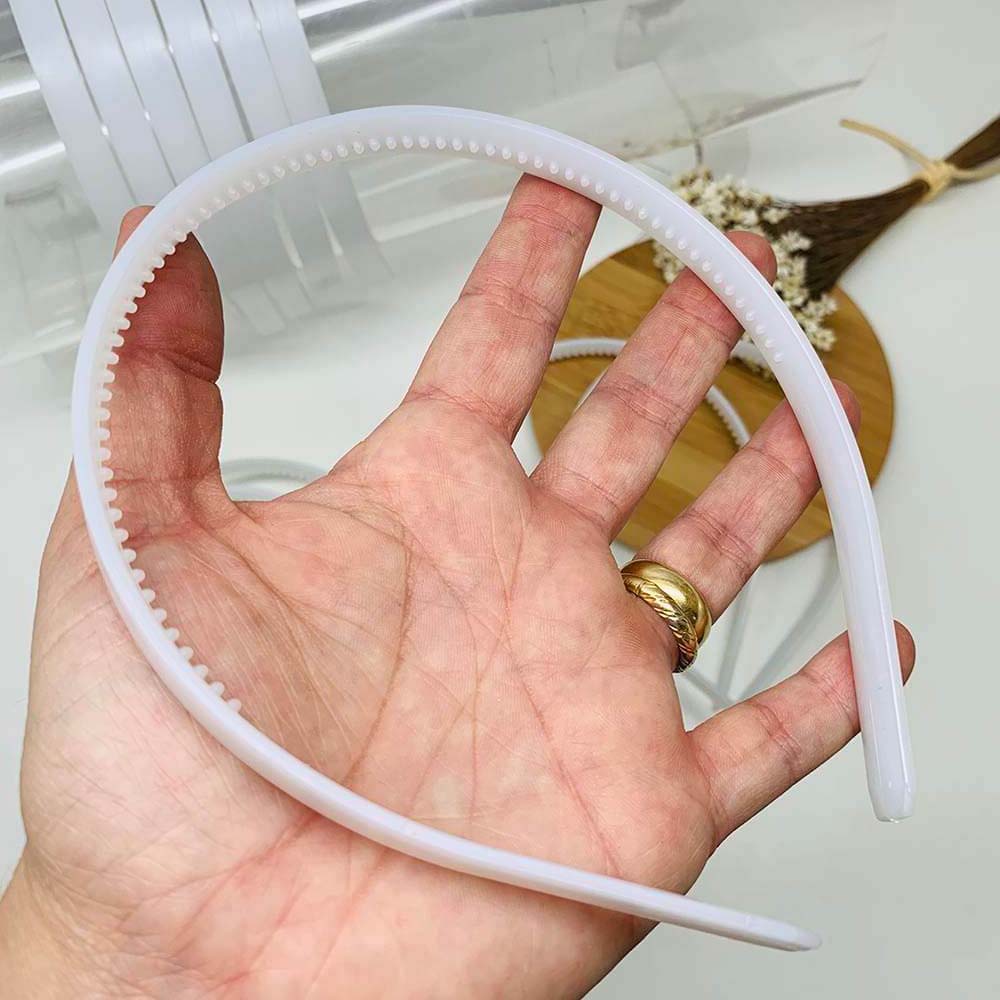 tiara de silicone inquebravel com dente 10mm leitosa2 tiara de silicone inquebravel com dente 10mm leitosa