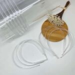 Tiara Transparente incolor com Dentinho  10mm - Imagem 2