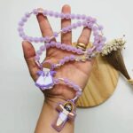 Aplique  para Terço Religioso Crucifixo Anjo- Par - Imagem 2