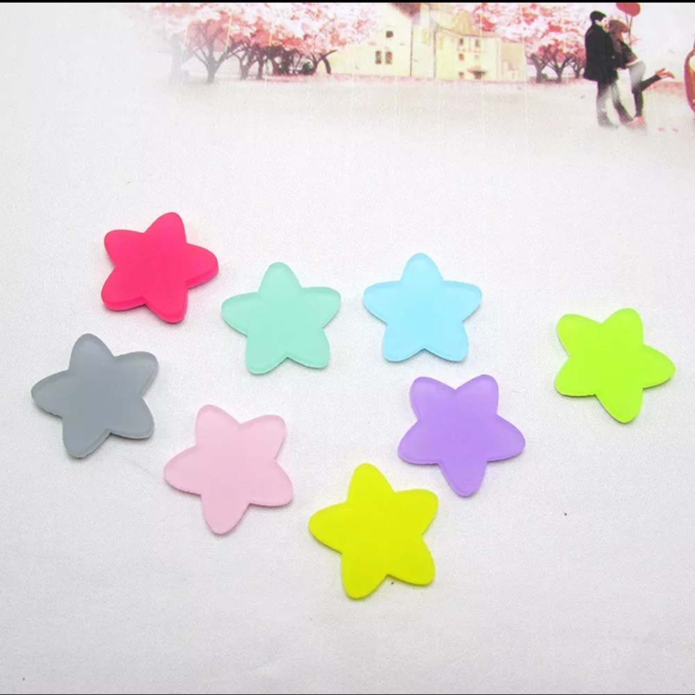 aplique estrela neon acrilico Aplique Acrílico Estrela - 6unid