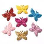 Aplique Borboleta Glitter 2,30x1,70cm - 6unid