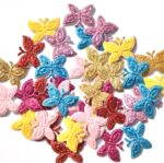 Aplique Borboleta Glitter 2,30x1,70cm - 6unid - Imagem 4