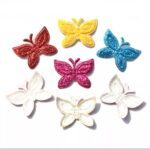 Aplique Borboleta Glitter 2,30x1,70cm - 6unid - Imagem 3