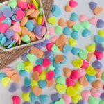 Aplique Coração Chaton base reta cor candy-25grs - Imagem 2