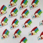 Aplique Escolar ABC arco iris- 3unid. - Imagem 2