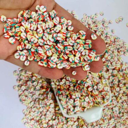 Mini Aplique Fimo Maça Confete 5mm