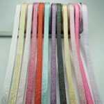 Fita Cetim Lurex Glitter Sinimbu 10mm- rolo 10mts