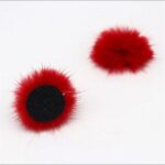 Aplique Pompom Pelúcia Achatado 4,5cm - Imagem 2