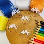 Aplique Escolar em Acrílico Abc Pespontado-2unid - Imagem 2
