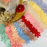 Flor de Cetim Pétalas para Customização 25 Unid.
