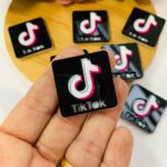 Aplique logo Tik Tok em Acrílico- 2unid. - Imagem 2
