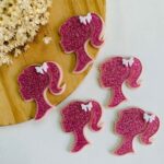 Aplique Barbie com Lacinho -2unid - Imagem 2