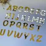 Aplique Alfabeto Letra para tiaras e laços em acrilico - Imagem 3